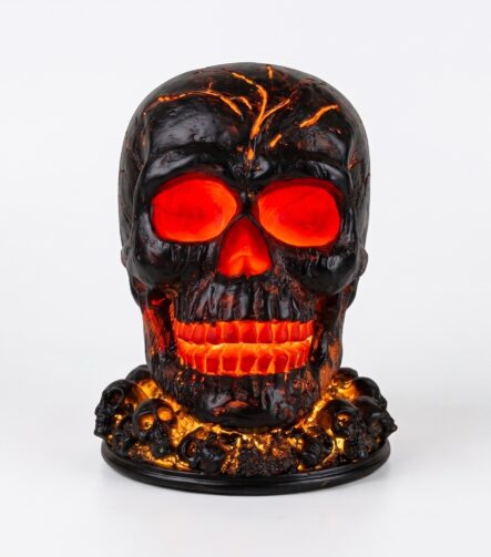 LAVA Skull Accent Lamp C