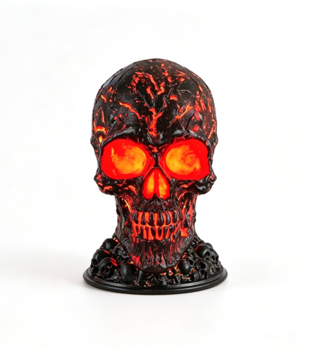 Internal Illumination Skull Table Lamp B