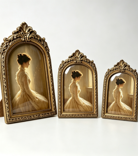 Vintage Arch Resin Picture Frame 3 Sizes, - 1
