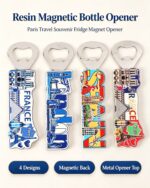 Resin Bottle Opener Fridge Magnet