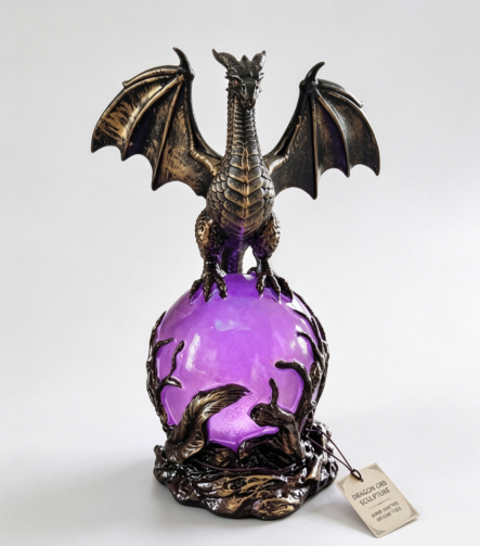 Fantasy Dragon Resin Statue C - 1.png
