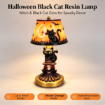Halloween Tiffany Style Resin Table Lamp B