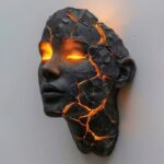 Illuminated Skull Mask B