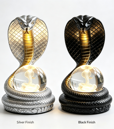Cobra Serpent Resin Lamp AB