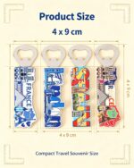 Resin Bottle Opener Fridge Magnet