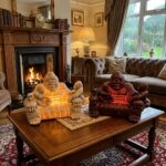 Gorilla Family Sofa Resin Lamp AB