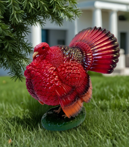 Thanksgiving Turkey Resin Statue