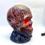 Lava Stone Skull Lamp E