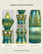 Arabian Genie Bottle Resin Statue