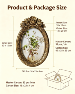 Vintage Rose Resin Picture Frame - 2