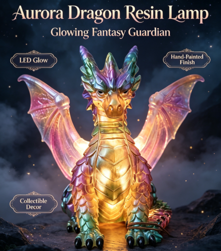 Fantasy Dragon Resin Statue B - 2.png