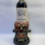 Skull Redwine and Pen Holder