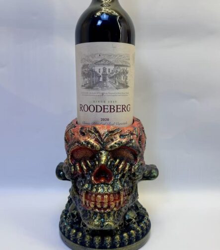 Skull Redwine and Pen Holder