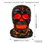 LAVA Skull Accent Lamp C