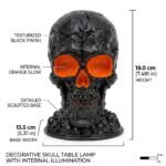 Internal Illumination Skull Table Lamp B
