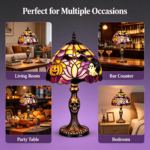 Halloween Tiffany Style Resin Table Lamp A