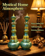 Arabian Genie Bottle Resin Statue