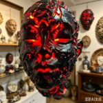 Illuminated Skull Mask A