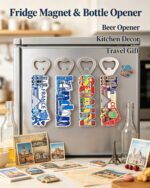 Resin Bottle Opener Fridge Magnet