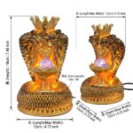 Medusa Backflow Incense Burner with LED Light