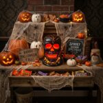 LAVA Skull Accent Lamp C