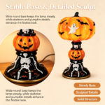 Halloween Tiffany Style Resin Table Lamp C