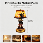 Halloween Tiffany Style Resin Table Lamp B