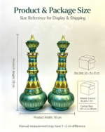 Arabian Genie Bottle Resin Statue