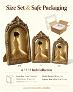 Vintage Arch Resin Picture Frame 3 Sizes, - 5