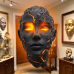 Illuminated Skull Mask B