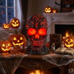 Internal Illumination Skull Table Lamp B
