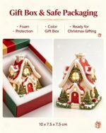 Christmas Snow House Resin Figurine